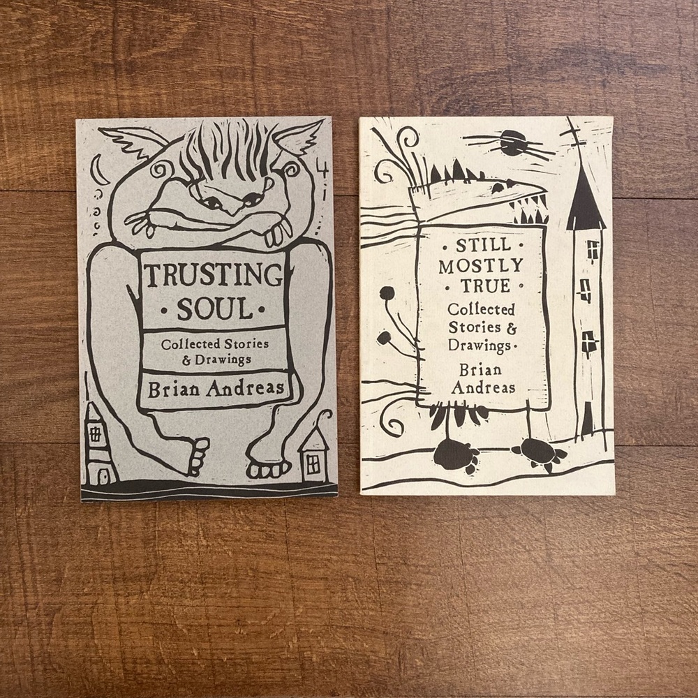 Brian Andreas Book Set ‘Trusting Soul’ and ‘Still Mostly True’ Books